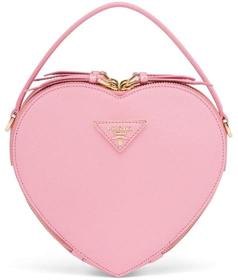 pink heart shape prada bag|prada heart shaped bag.